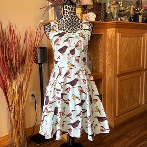 Retro Birds Dress